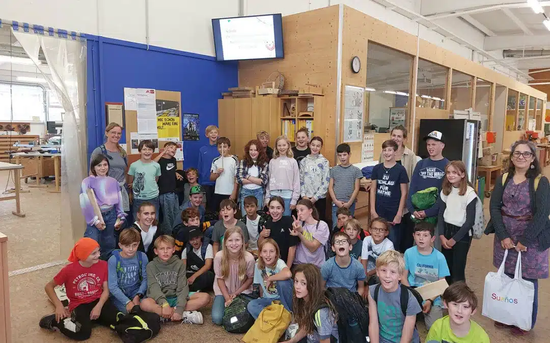 Besuch der Montessori Klasse im azv Ausbildungszentrum Vorarlberg
